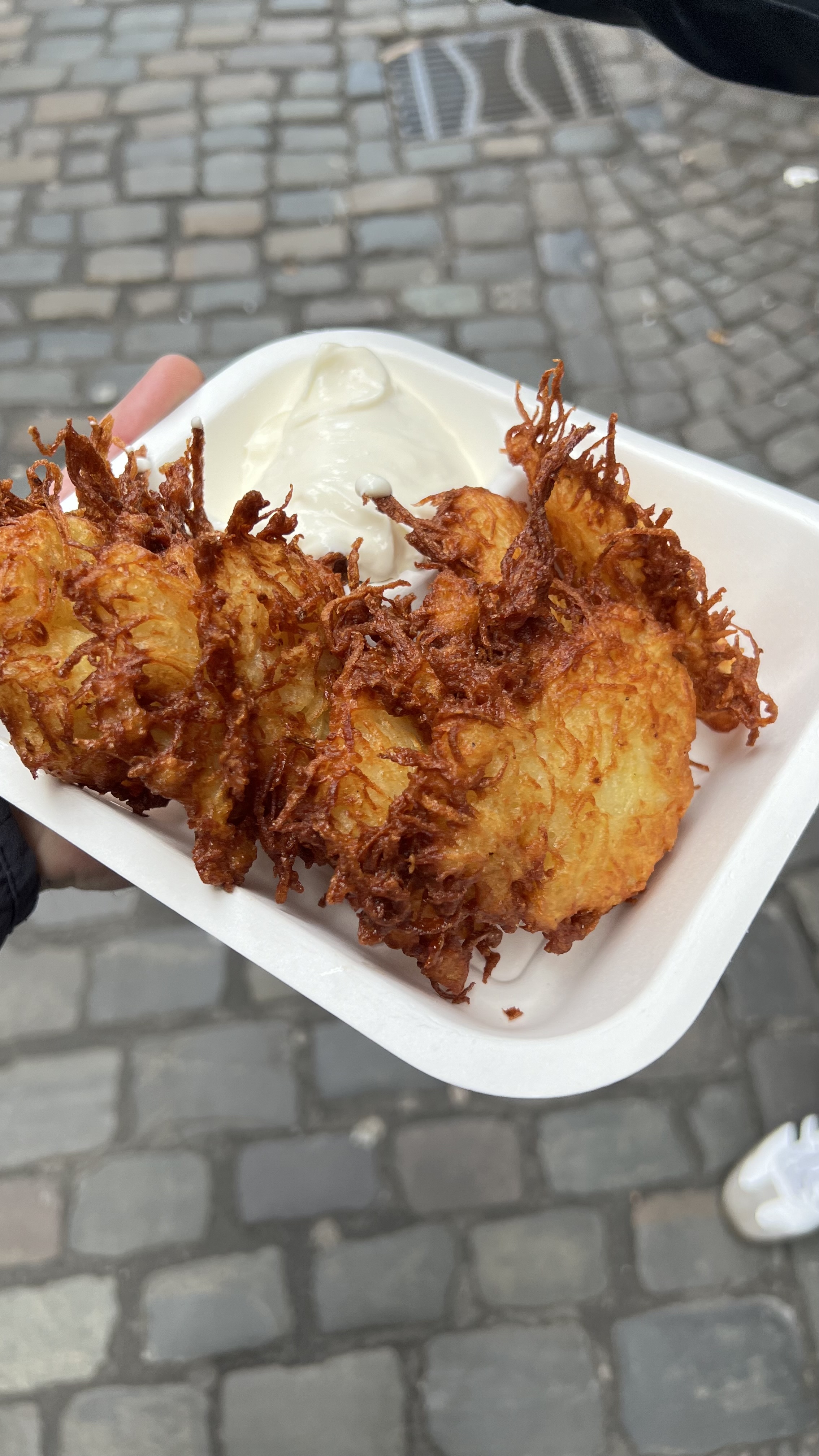 Potato Pancakes with Sour Cream